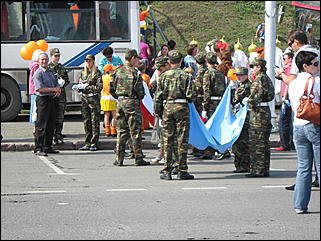 22 августа 2009 г., Барнаул   Праздник для первоклассников, выставка ретро-автомобилей и цветов в День рождения Барнаула