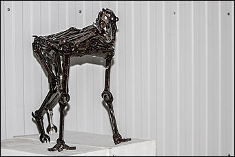 29 ноябрь 2016 г., Барнаул © Амител Вячеслав Мельников   Футуризм по-барнаульски, или Что можно сотворить из водопроводных шлангов, ключей и коряг