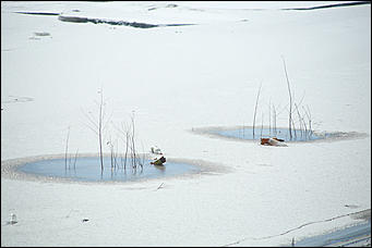 2 апреля 2018 г., Барнаул. Екатерина Смолихина   Несокрушимая глыба: река Обь в преддверии ледохода