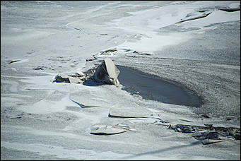 2 апреля 2018 г., Барнаул. Екатерина Смолихина   Несокрушимая глыба: река Обь в преддверии ледохода