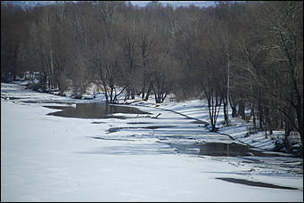 2 апреля 2018 г., Барнаул. Екатерина Смолихина   Несокрушимая глыба: река Обь в преддверии ледохода