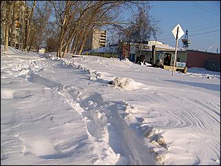 18 января 2009 г., Барнаул   Барнаул завалило снегом