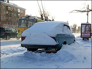18 января 2009 г., Барнаул   Барнаул завалило снегом