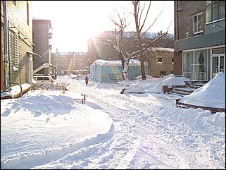 18 января 2009 г., Барнаул   Барнаул завалило снегом