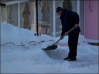 18 января 2009 г., Барнаул   Барнаул завалило снегом