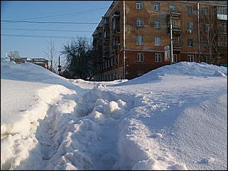 18 января 2009 г., Барнаул   Барнаул завалило снегом