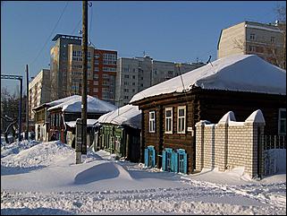 18 января 2009 г., Барнаул   Барнаул завалило снегом