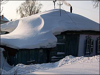 18 января 2009 г., Барнаул   Барнаул завалило снегом