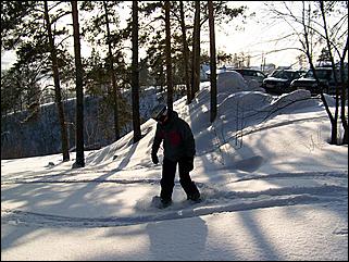 18 января 2009 г., Барнаул   Барнаул завалило снегом