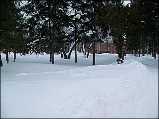 18 января 2009 г., Барнаул   Барнаул завалило снегом