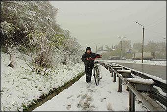 11 май 2013 г., Барнаул   Барнаул накрыл майский снег