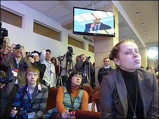 20 февраль 2012 г., Москва   Пресс-конференция кандидата в президенты РФ Михаила Прохорова (Москва)