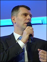 20 февраль 2012 г., Москва   Пресс-конференция кандидата в президенты РФ Михаила Прохорова (Москва)