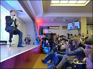 20 февраль 2012 г., Москва   Пресс-конференция кандидата в президенты РФ Михаила Прохорова (Москва)