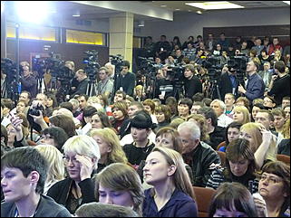 20 февраль 2012 г., Москва   Пресс-конференция кандидата в президенты РФ Михаила Прохорова (Москва)