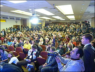 20 февраль 2012 г., Москва   Пресс-конференция кандидата в президенты РФ Михаила Прохорова (Москва)