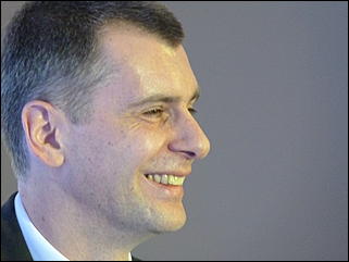 20 февраль 2012 г., Москва   Пресс-конференция кандидата в президенты РФ Михаила Прохорова (Москва)