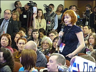 20 февраль 2012 г., Москва   Пресс-конференция кандидата в президенты РФ Михаила Прохорова (Москва)