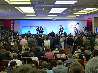 20 февраль 2012 г., Москва   Пресс-конференция кандидата в президенты РФ Михаила Прохорова (Москва)