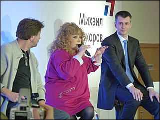 20 февраль 2012 г., Москва   Пресс-конференция кандидата в президенты РФ Михаила Прохорова (Москва)