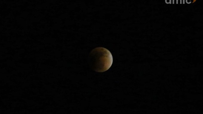 31 января 2018 г., Барнаул. Екатерина Смолихина   "Кровавое" зрелище: лунное затмение в Барнауле