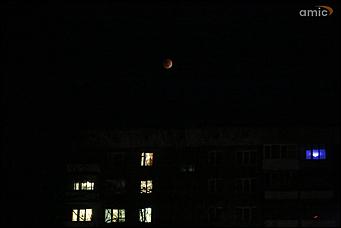 31 января 2018 г., Барнаул. Екатерина Смолихина   "Кровавое" зрелище: лунное затмение в Барнауле