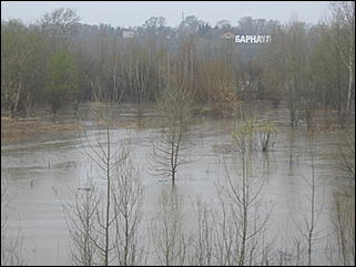 4 мая 2010 г., Барнаул   Подтопление пос. Затон