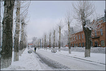 8 декабря 2007 г., Барнаул   Сказочная зима в Барнауле