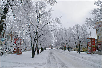 8 декабря 2007 г., Барнаул   Сказочная зима в Барнауле