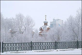 8 декабря 2007 г., Барнаул   Сказочная зима в Барнауле