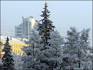 8 декабря 2007 г., Барнаул   Сказочная зима в Барнауле