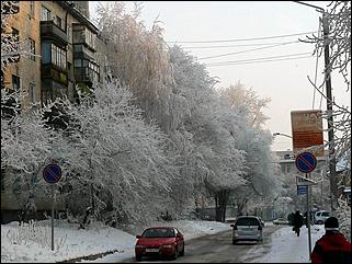 8 декабря 2007 г., Барнаул   Сказочная зима в Барнауле