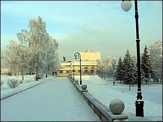 8 декабря 2007 г., Барнаул   Сказочная зима в Барнауле