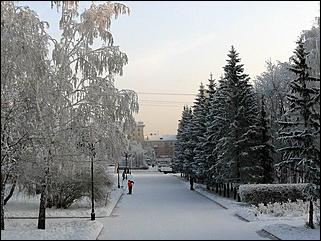 8 декабря 2007 г., Барнаул   Сказочная зима в Барнауле