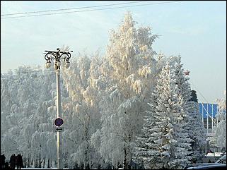 8 декабря 2007 г., Барнаул   Сказочная зима в Барнауле