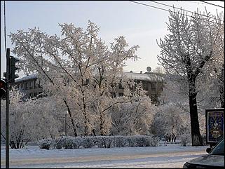 8 декабря 2007 г., Барнаул   Сказочная зима в Барнауле