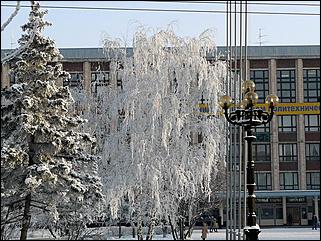 8 декабря 2007 г., Барнаул   Сказочная зима в Барнауле