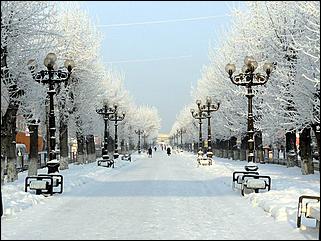 8 декабря 2007 г., Барнаул   Сказочная зима в Барнауле