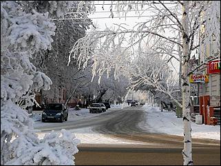 8 декабря 2007 г., Барнаул   Сказочная зима в Барнауле