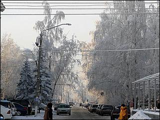 8 декабря 2007 г., Барнаул   Сказочная зима в Барнауле