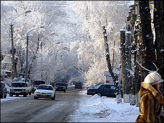 8 декабря 2007 г., Барнаул   Сказочная зима в Барнауле