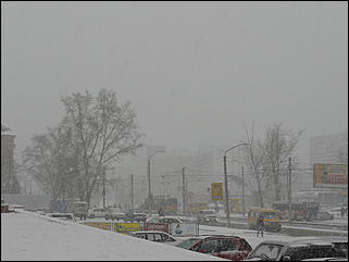 16 апреля 2008 г., Барнаул   Зима вернулась - 2