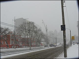 16 апреля 2008 г., Барнаул   Зима вернулась - 2