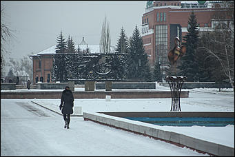 14 ноября 2017 г., Барнаул. Екатерина Смолихина   Привет, сугробы: Барнаул окончательно вступил в период "белой оккупации"