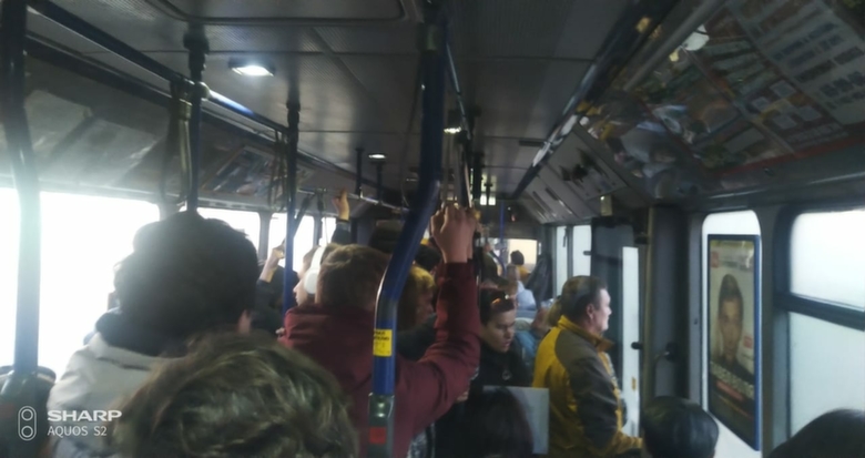 Жители Бельмесево в автобусе № 104/ Фото: предоставлено жителями