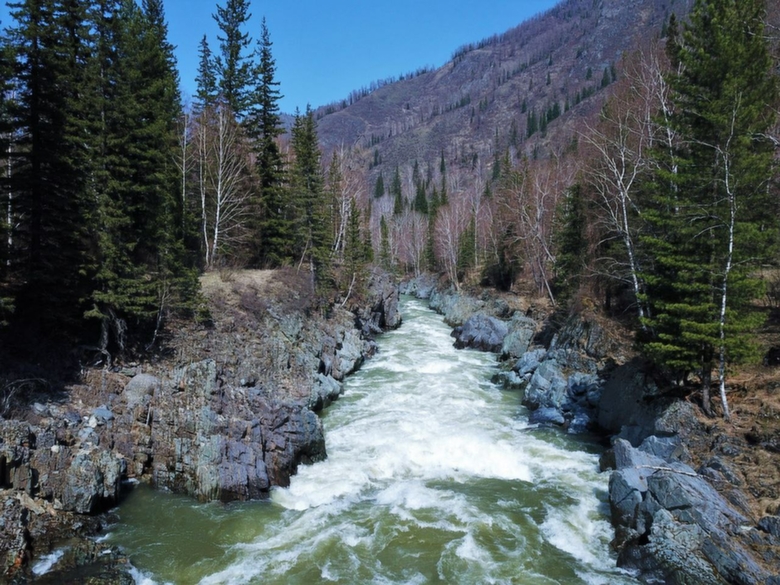 Порог Девичьи плёсы на реке Кумир / Фото предоставлено Алексеем Грибковым
