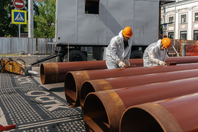 Ремонт теплосетей в Барнауле / Фото: пресс-служба СГК