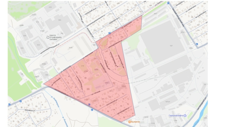 Сектор отключения / Фото: "Росводоканал Барнаул"