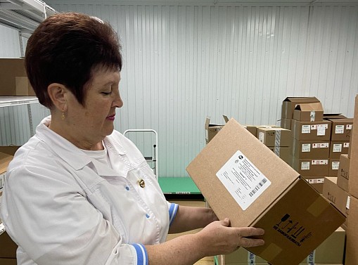 Детское питание на складах "Аптек Алтая" / Фото: Минздрав Алтайского края