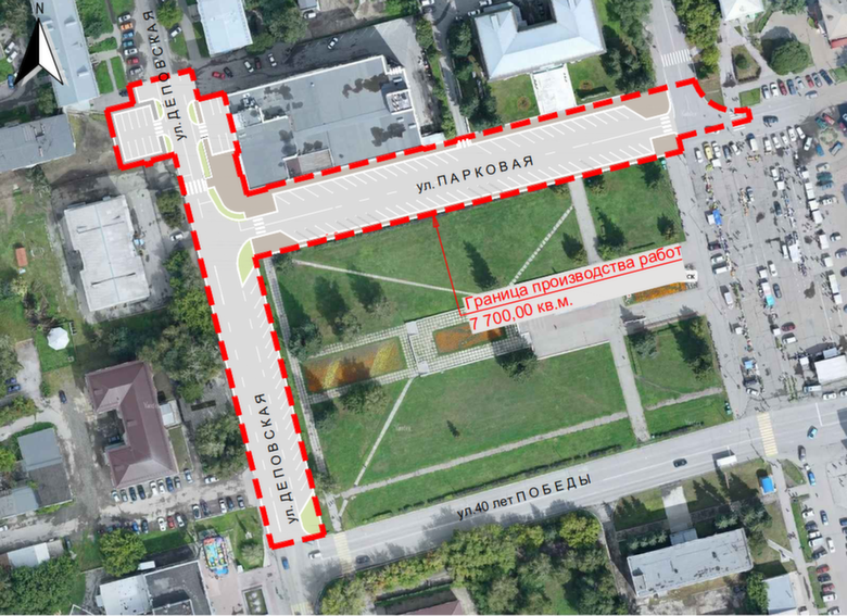 Карта реконструкции дороги и строительства парковок / Фото: из проекта